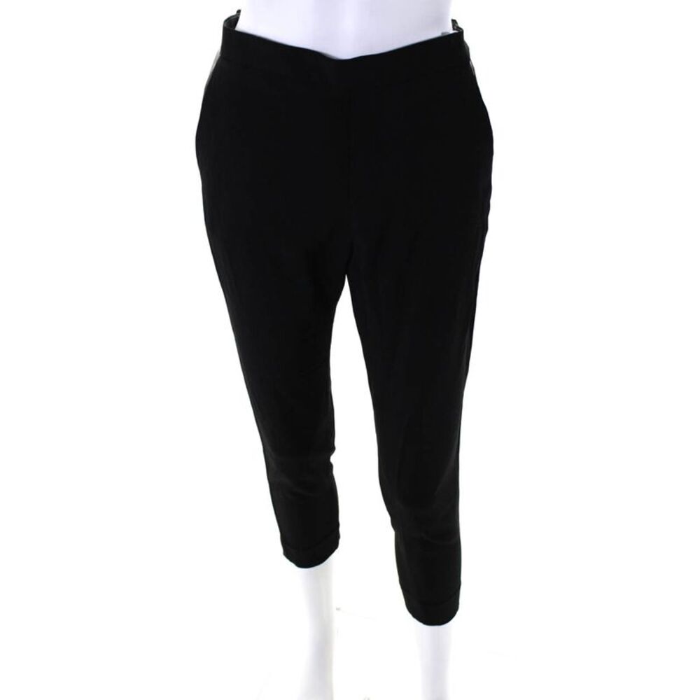 Sibel Saral Womens Unlined Elastic Waist Mid-Rise Skinny Pants Black Size XS